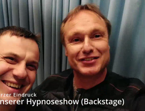 KUBUDO Hypnoseshow Backstage