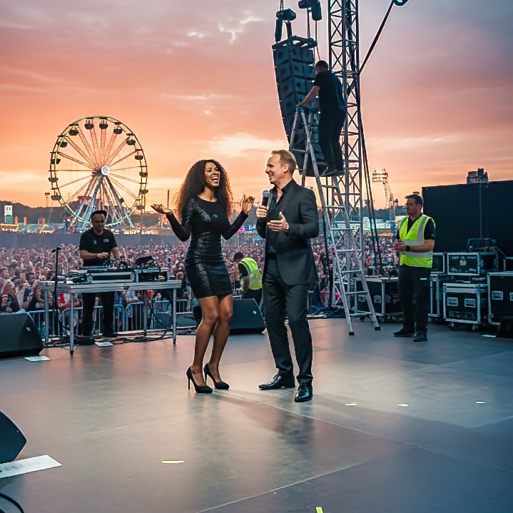 Kubudo Hypnoseshow auf dem Sommer Festival